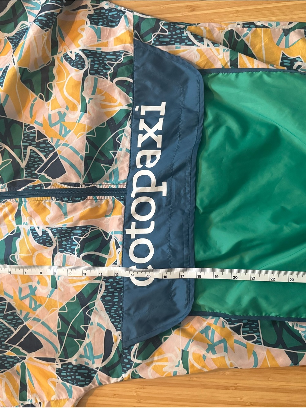 Cotopaxi Teca Half-Zip Windbreaker Jacket Abstract Print Men’s L Like New - Picture 8 of 8